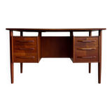 Vintage Danish freestanding desk teak