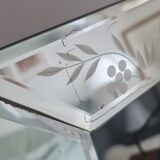 Beveled mirror photo frame