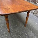 Grande table de café bistrot alsacienne sapin French bistro table 1930