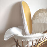 Rattan couffin on stand