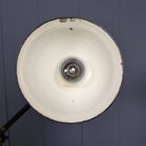 Rademacher black table lamp with enamel shade