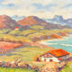 Sheepfold in the Basque Country Oil on canvas cardboard