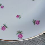 Round dish small roses