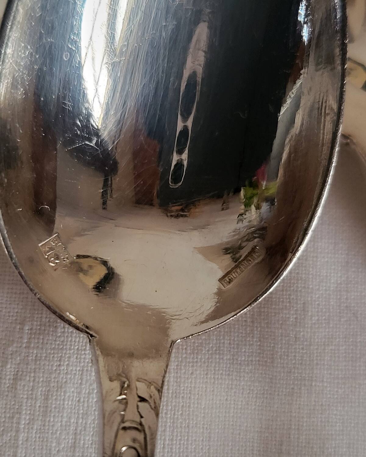 6 Small Silver-Plated Metal Spoons Boulenger Dessert Cutlery