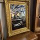 Miroir en bois sculpté