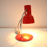 Mid-Century red table lamp / Napako, 1970's