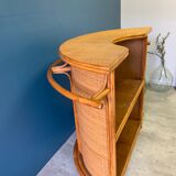 Vintage rattan bar