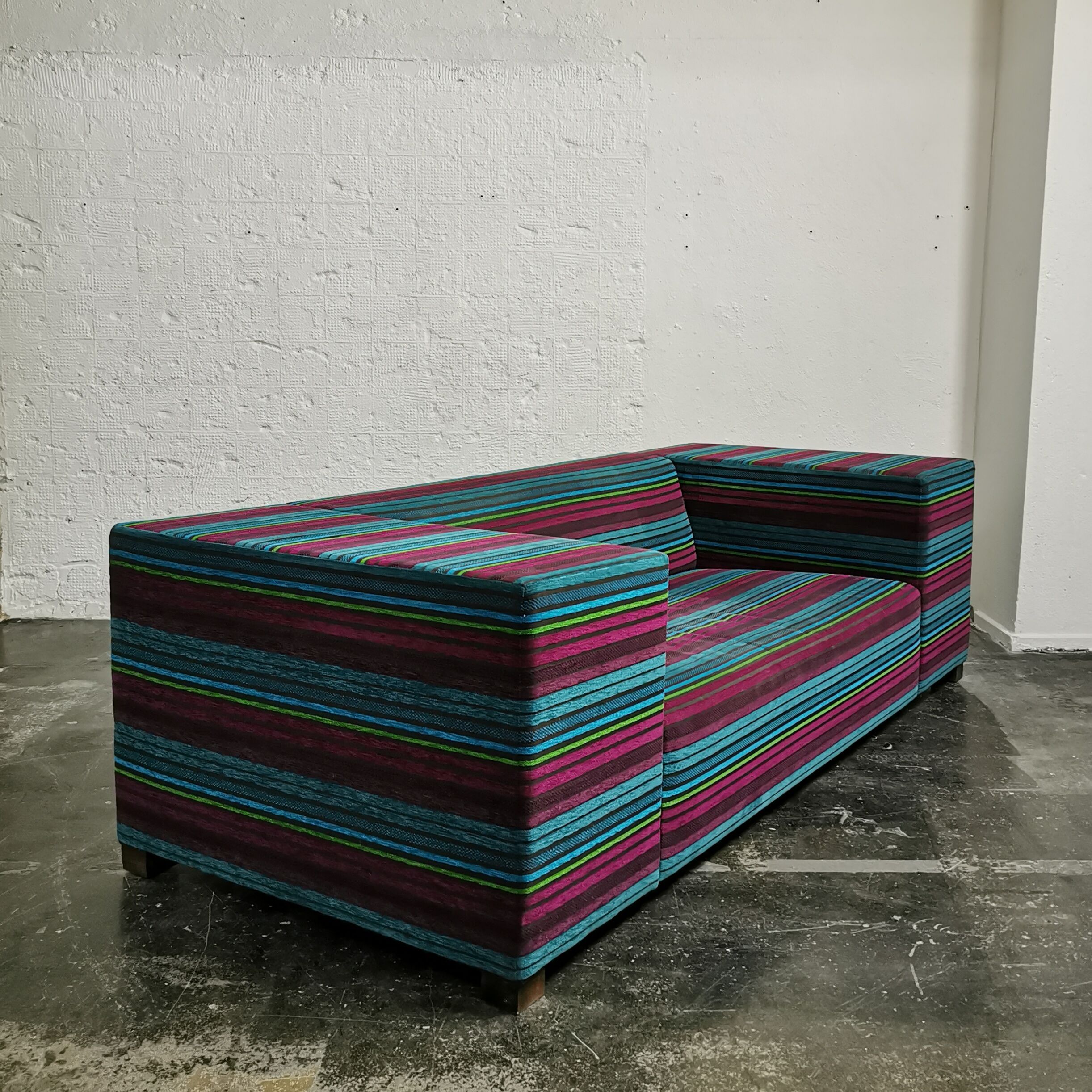 Contemporary 2-seater fabric sofa, Designers Guild