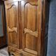 Louis XV period wardrobe in solid walnut from the 18th century.