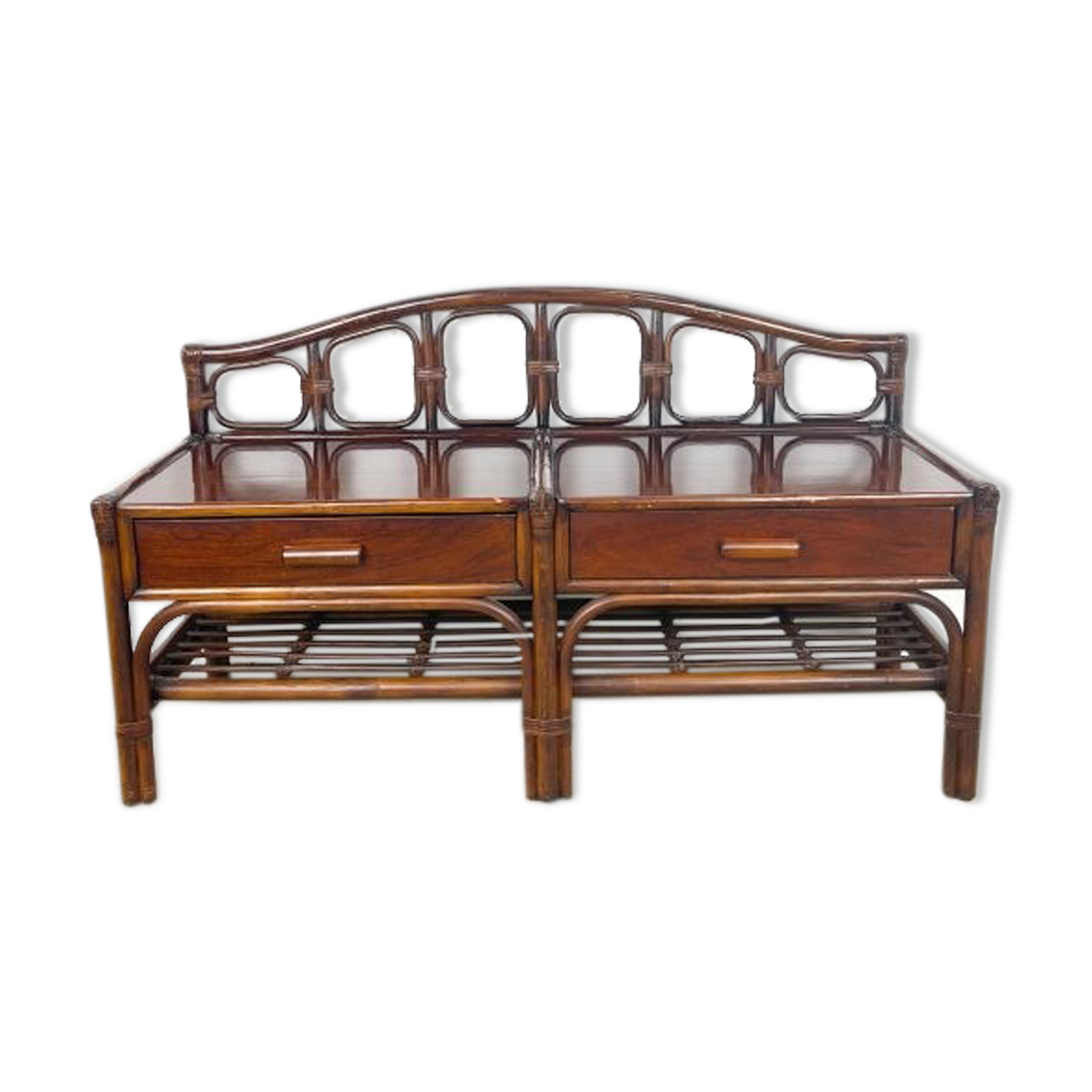 Rattan TV cabinet / sideboard