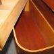 Mid century sewing box with / side table. asystent teak 1960/70s