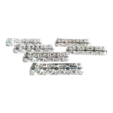 Set of 6 Lead Crystal Knife Holder Triangular Shape