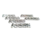 Set of 6 Lead Crystal Knife Holder Triangular Shape