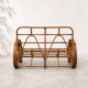 "Bretzel" vintage rattan bench – 1960s-1970s