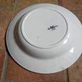 6 assiettes creuses en faïence de sarreguemines, début xx ème siècle