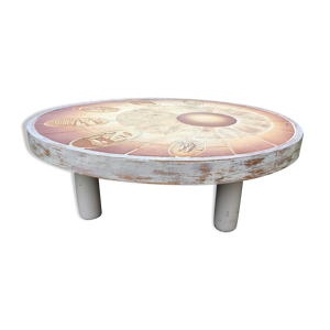 Table basse vintage en céramique