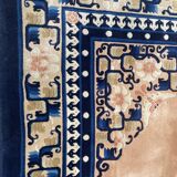 Tapis vintage chinois pékin fait main 184x276 cm