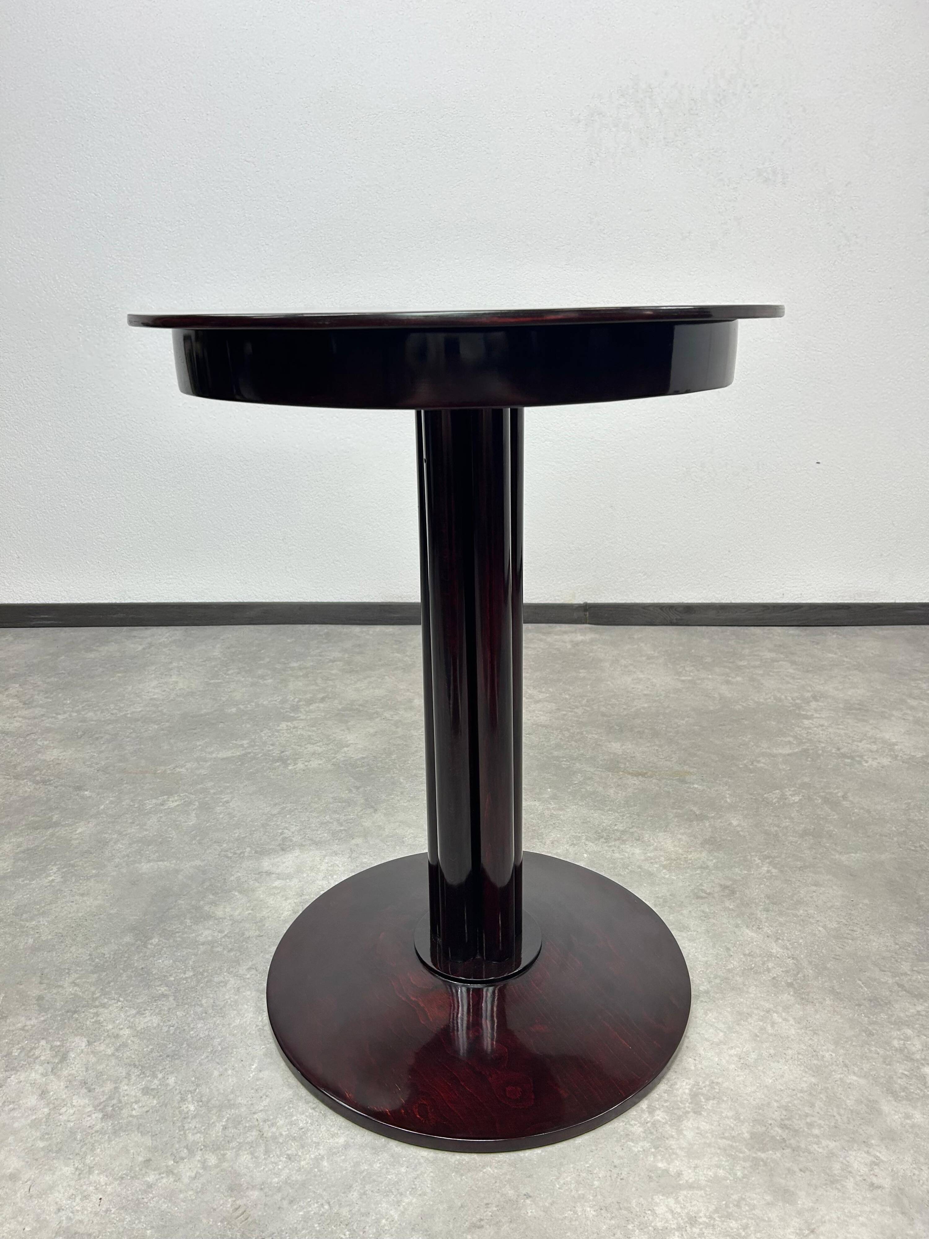 Vienna Secession coffee table attributed to Josef Hoffmann for J&J Kohn.