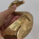 Pair of vintage brass swans