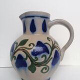 Alsace sandstone pitcher signed