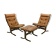 Siesta Lounge Chair by Ingmar Relling for Westnofa, Set of 3