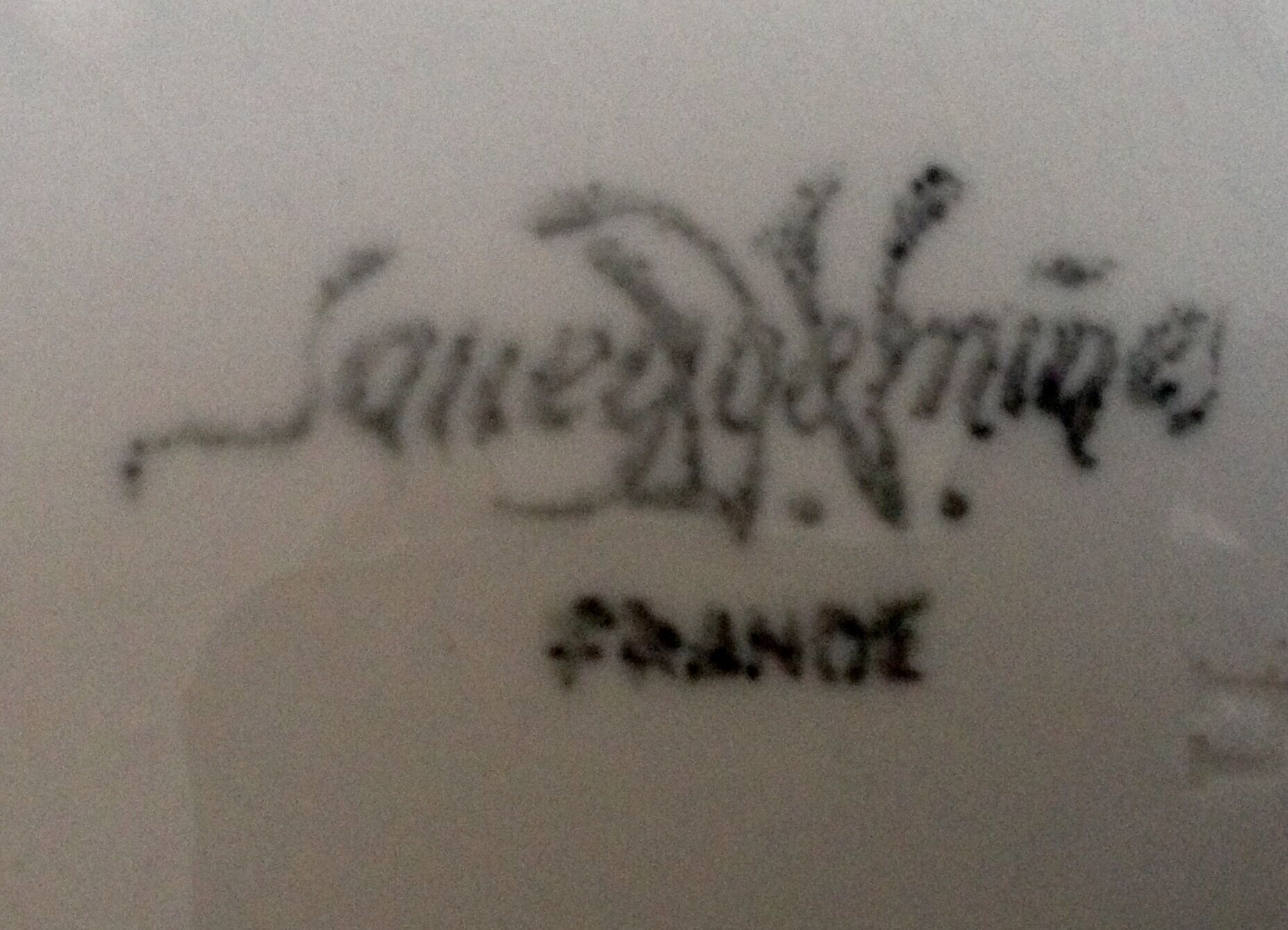 Dishes Sarreguemines circa 1900