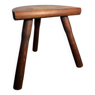 Wooden tripod stool
