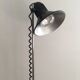 Black projector floor lamp
