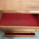 Large Danish vintage row in blond teak from the 60s