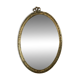 Large vintage oval mirror