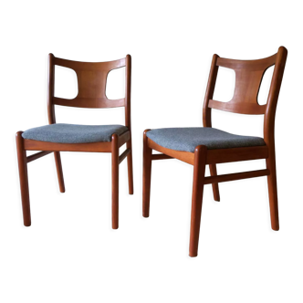 Paire de chaises des années 1960