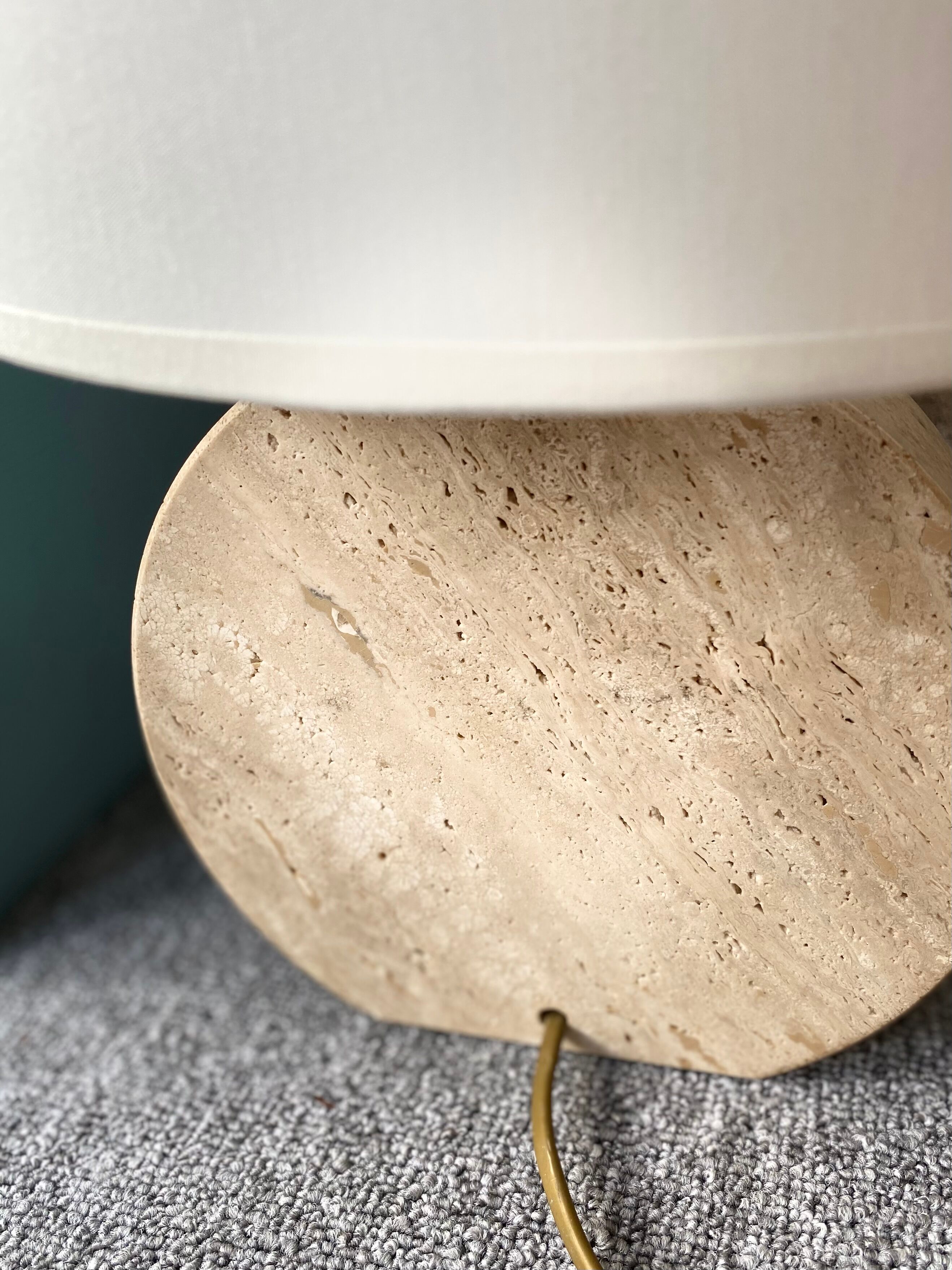 Travertine lamp Fratelli Mannelli