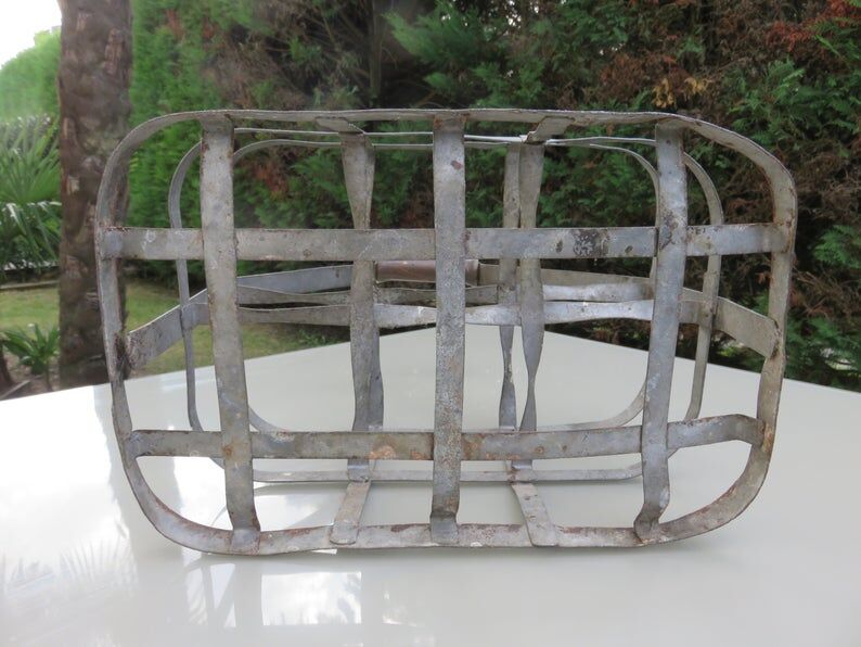 Zinc bottle holder dating from the 30s 40s