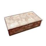 Rectangular mother-of-pearl box