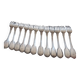 Lot de 12 fourchettes en métal argenté