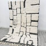 Handmade Moroccan wool rug, 150/250cm