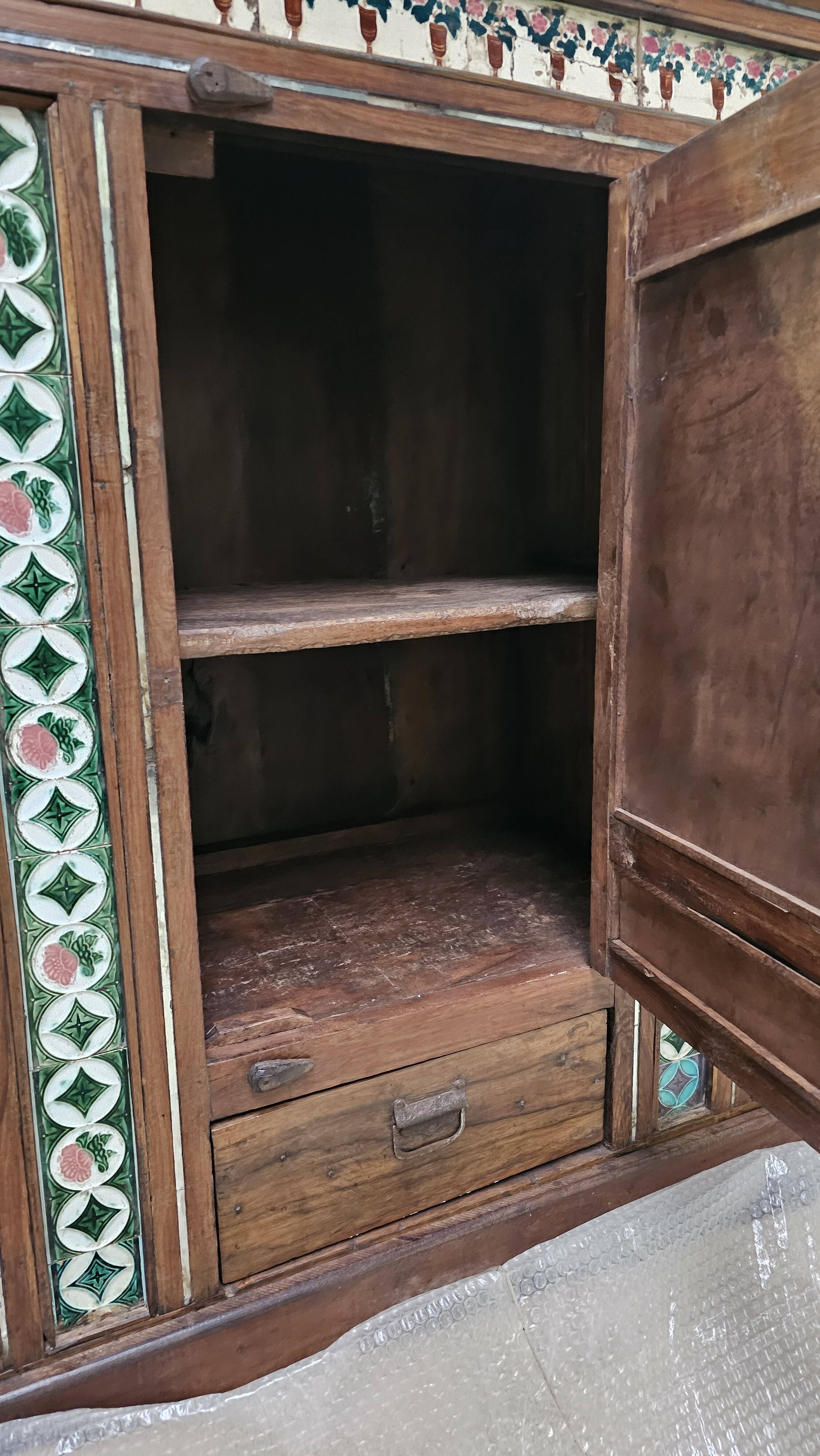 Colonial sideboard in Burmese teak