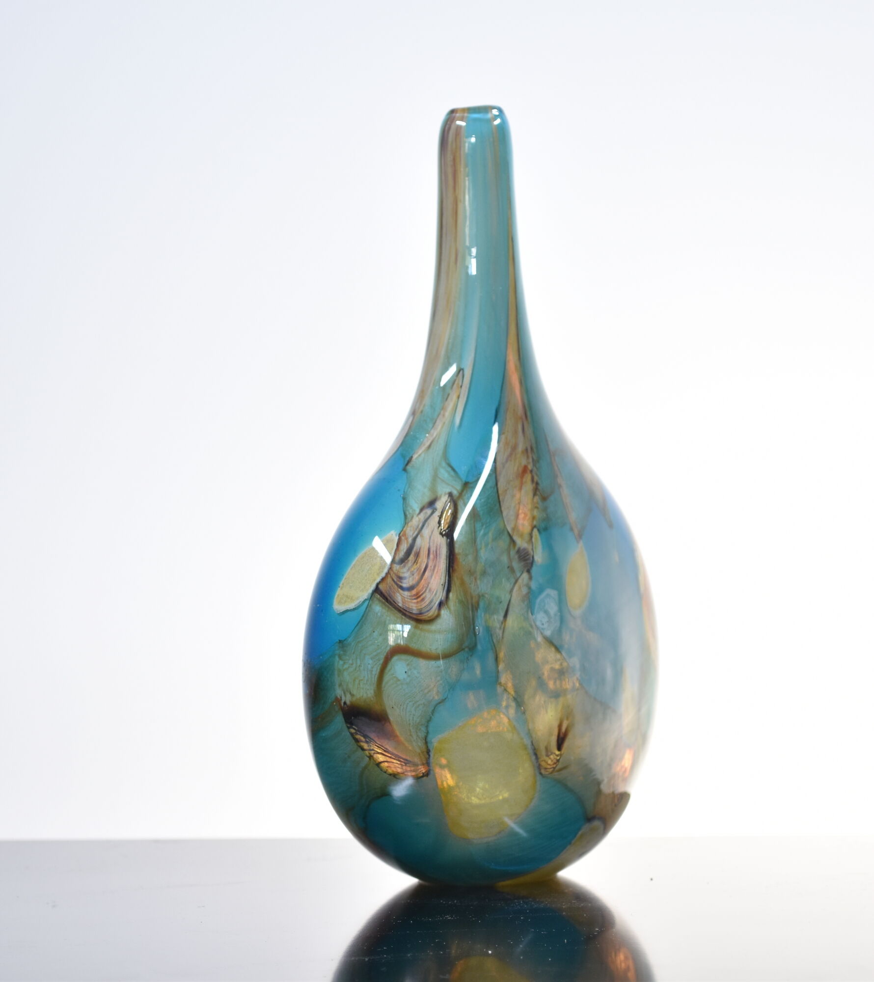 Vase soliflore Mdina sully glass