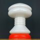 Vintage table lamp in white opaline glass, Italy, 1970s