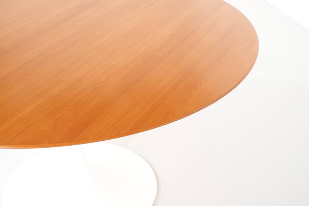 Wooden “Tulip” table by Eero Saarinen for Knoll International, USA 1958.