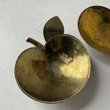 Brass "apple" pocket watch