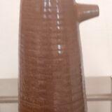 Pitcher in sandstone ringed by Arts Ceram - 70s