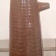 Pitcher in sandstone ringed by Arts Ceram - 70s