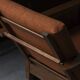 Reclining easy chair, Amsterdamse school, Dutch design, 1930s