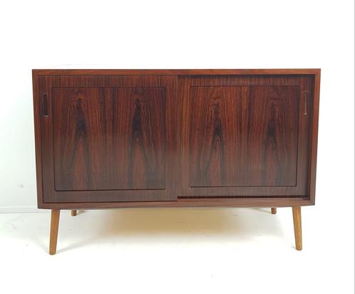 Danish vintage furniture with rosewood sliding doors Hundevad