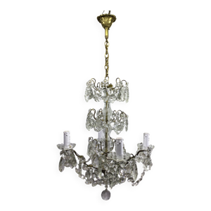 lustre 4 lumières cristal