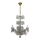 4 light crystal chandelier