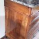 Convenient Louis Philippe plateau with marble