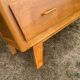 Vintage 1960s chest of drawers in blond beech