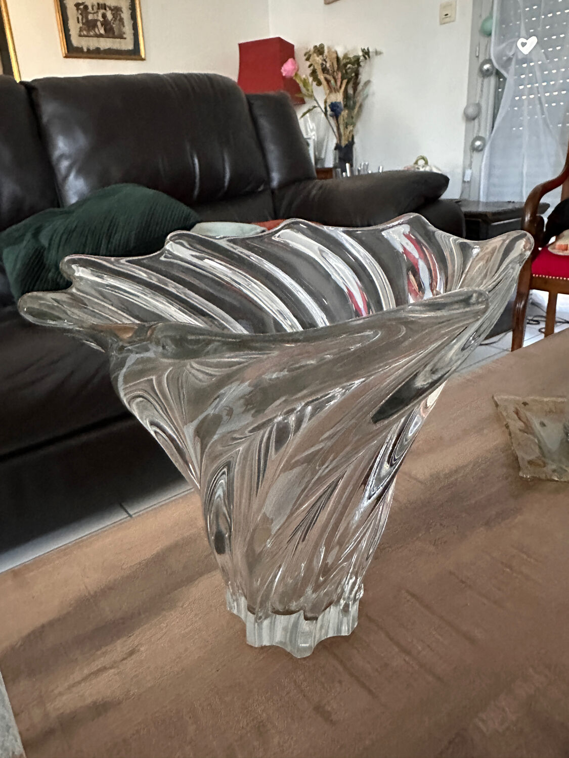 Crystal vase